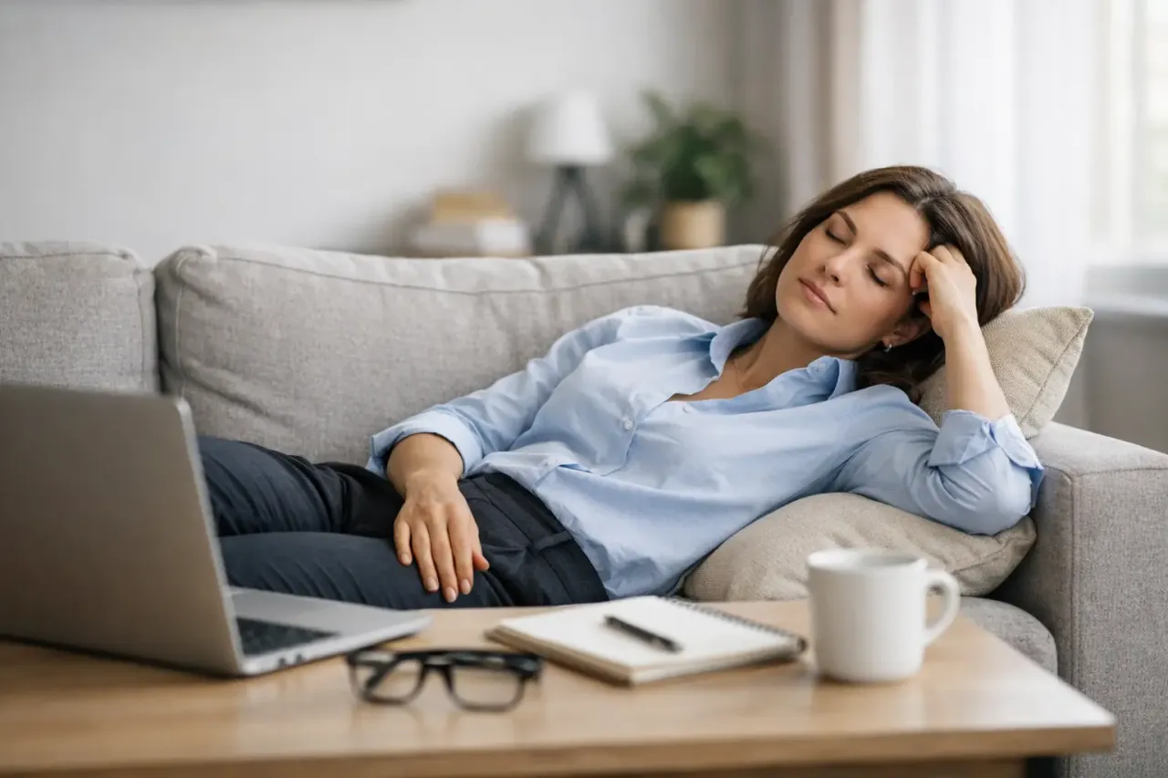 Use this to illustrate the problem — exhaustion at work